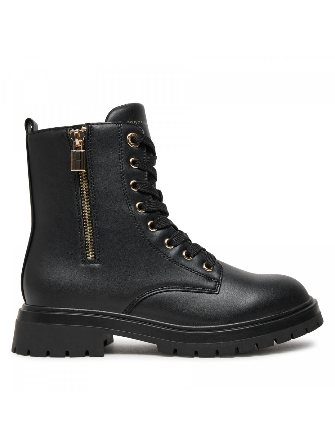 Turistická obuv Tommy Hilfiger Lace-Up Bootie T3A5-33567-1351 S Černá